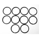 1-1/4" Split Key Rings - Black Finish