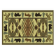 Goods of the Woods 50” x 30” Vista Bear Moose Patrol Olefin Hearth Rugs
