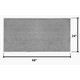 Goods of the Woods 48”x 24” Guardian Blue Rectangular Hearth Rug Dimensions