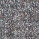 Goods of the Woods 48” x 27” Homefire Grey Half-Round Hearth Rug Color Swatch