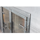 Forged Clear Natural LapJoint Strap Hinge Detail