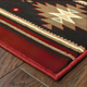 Goods of the Woods 50” x 30” Vista Desert Red Olefin Hearth Rugs Close Up