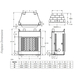 VRT4550 Vent Free Gas Fireplace Dimensions