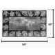 Goods of the Woods 50” x 30” Vista Autumn Leaves Olefin Hearth Rugs Dimensions