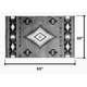 Goods of the Woods 50” x 30” Vista Desert Red Olefin Hearth Rugs Dimensions