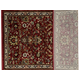 Vista Vintage Olefin Hearth Rugs with Back Surface View