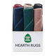 Goods of the Woods 48” x 27” Guardian Pack of 6 Half-Round Hearth Rug Merchandiser