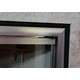 FMI Fireplace Glass Door | Brushed Satin Nickel Finish Corner Detail