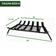 6 Bars - Steel Bar Grate V-Groove Design 29" Width x 13 1/4" Deep Dimensions
