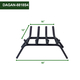 Black Steel Fireplace 4-Bar Grate 18" Width x 12" Deep Dimensions
