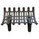 Black Cast Iron grate, size: 7"H x 17.5"L x 11.5"D