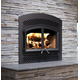 Waterloo Arched High-Efficiency Wood Fireplace with Arabesque Style Faceplate