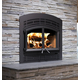 Waterloo Arched High-Efficiency Wood Fireplace with Mission Style Faceplate