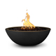 Sedona 27" Black GFRC Concrete Fire Bowl