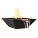 Maya 24" Black GFRC Concrete Fire and Water Bowl