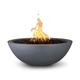 Sedona 27" Gray GFRC Concrete Fire Bowl