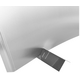 24 Inch Stainless Steel Radiant Fireplace Fireback Feet Position