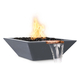 Maya 24" Gray GFRC Concrete Fire and Water Bowl