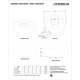 Sedona 27" Black GFRC Concrete Fire Bowl Specifications
