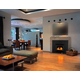 Buck Stove Model 21 Non-Catalytic Wood Insert with Black Door and Trim Kit Installed