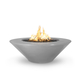 Cazo Wide Ledge Concrete Fire Bowl in Natural Gray Finish