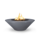 Cazo Wide Ledge Concrete Fire Bowl in Gray Finish