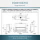 Majestic Echelon II 48" Single Sided Dimension