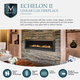 Majestic Echelon II Liiner Gas Fireplace Single Sided