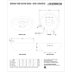 Sedona Round GFRC Concrete Fire and Water Bowl Specifications