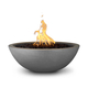 Sedona Round GFRC Concrete Fire Bowl in Natural Gray