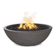 Sedona Narrow Ledge Concrete Fire Bowl in Chestnut Finish