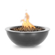 Sedona Round Powder Coated Fire Bowl Silver Vein