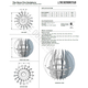 The Nova Fire Sculpture Corten Steel Spec Sheet