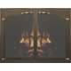 Prefab Arch Conversion Cabinet Gate Mesh Fireplace Door - No Glass