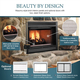 Sovereign 36" Heat Circulating Wood Fireplace by Majestic