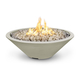 Cazo Narrow Ledge Concrete Fire Bowl in Ash Finish