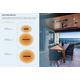 Heating Area Diagram Of Bromic 4500W Platinum Smart-Heat Electric Heater 316 Marine Grade | 220V-240V Black