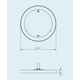 Bromic Eclipse Electric FreeStanding Heater | Dimmer Control 220V-240V Dimensions