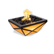 Gladiator Powder Coated Metal LED Fire Bowl in Orange