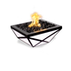 The Outdoor Plus Gladiator Powder Coated Metal LED Fire Bowl