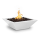 Maya Square Powder Coated Fire Bowl White
