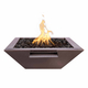 Maya Square Powder Coated Fire and Water Bowl in Copper Vein