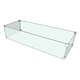 The Outdoor Plus 14" x 38" X 8" Tempered Glass Rectangular Wind Guard