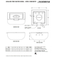 Avalon Square GFRC Concrete Fire and Water Bowl Specifications