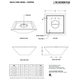 Maya Square Hammered Copper Fire Bowl Specifications