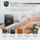 Majestic Ruby Direct Vent Gas Fireplace Insert