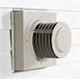 Empire Horizontal 4" x 6 5/8" Vent Kit With Small Beige Cap