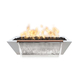 The Outdoor Plus Maya Linear GFRC Concrete Fire and Water Bowl