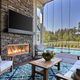Outdoor Lifestyle Lanai 60" Outdoor Gas Fireplace Brilliant Ambiance