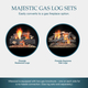Majestic Gas Log Set